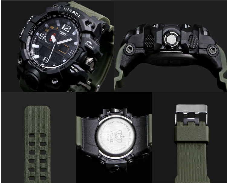 Tactical military sports waterproof watch