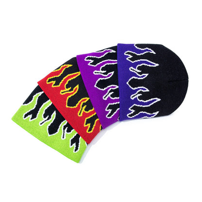 Fashion Warm Flame Beanie Hat