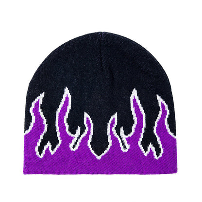 Fashion Warm Flame Beanie Hat