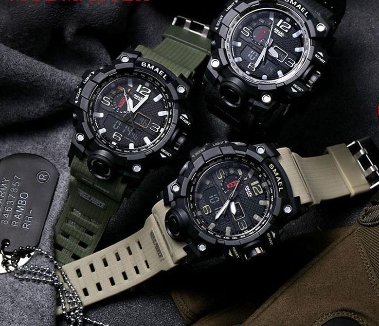 Tactical military sports waterproof watch