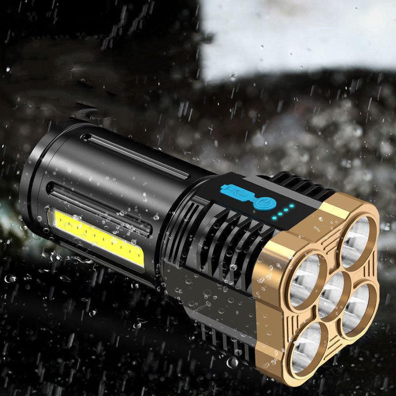 Outdoor Home Portable Emergency Rechargeable Flashlight