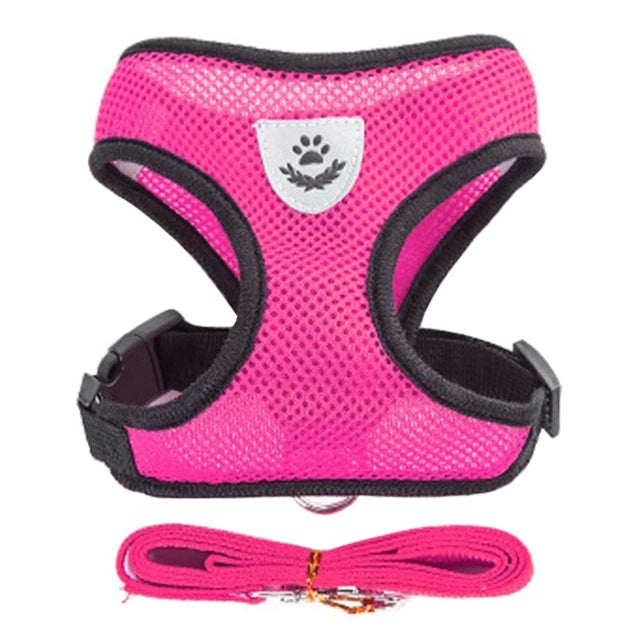 Cat Harness Vest - S, Pink