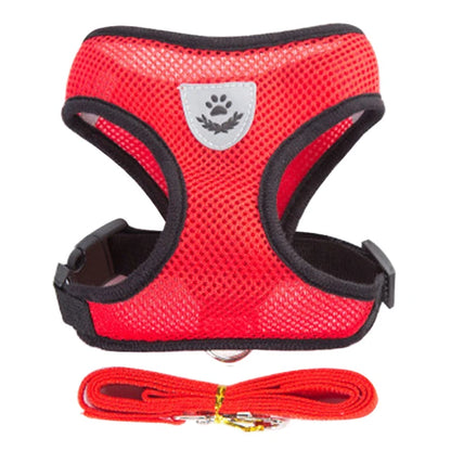 Cat Harness Vest - S, Red