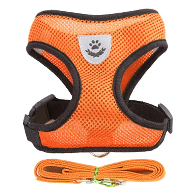 Cat Harness Vest - S, Orange