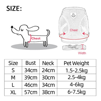 Cat Harness Vest - S