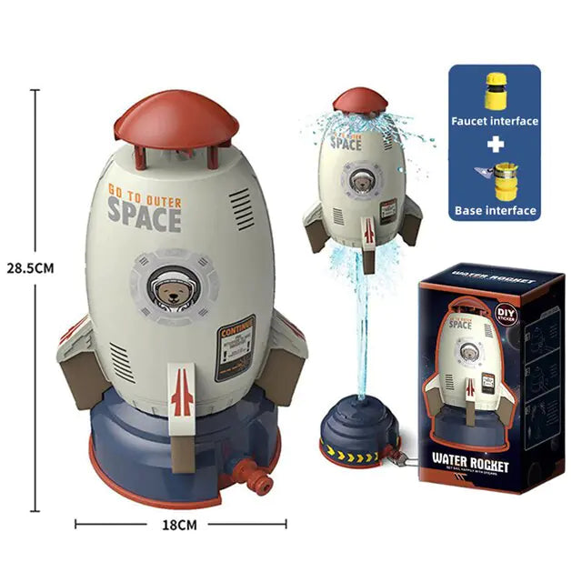 Rocket Launch Sprinkler Toys White Version