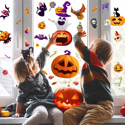 Halloween Decorations Cute Window Clings