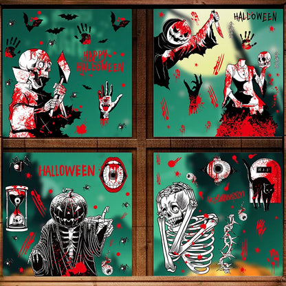 Halloween Decoration Window Stickers Party Décor