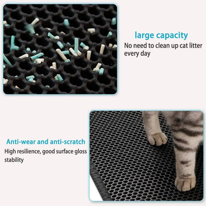 Cat Litter Mat -30x30, large capacity, anti-wear, anti-scratch