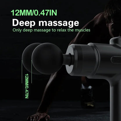 Electric Deep Tissue Massage Gun  with 8 Heads