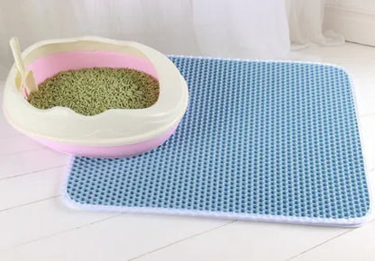 Cat Litter Mat -30x30, Blue