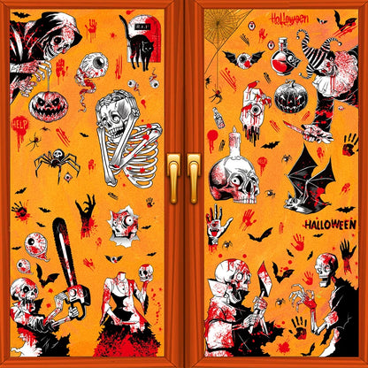 Halloween Decoration Window Stickers Party Décor