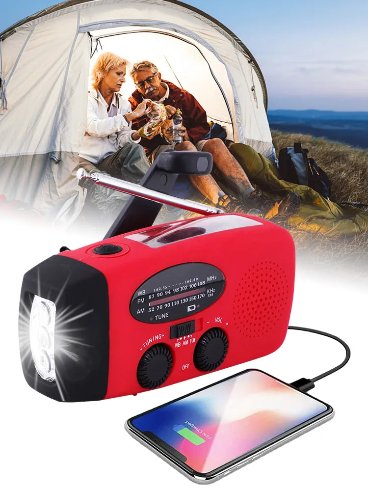 Multifunction Hand Crank Emergency Radio