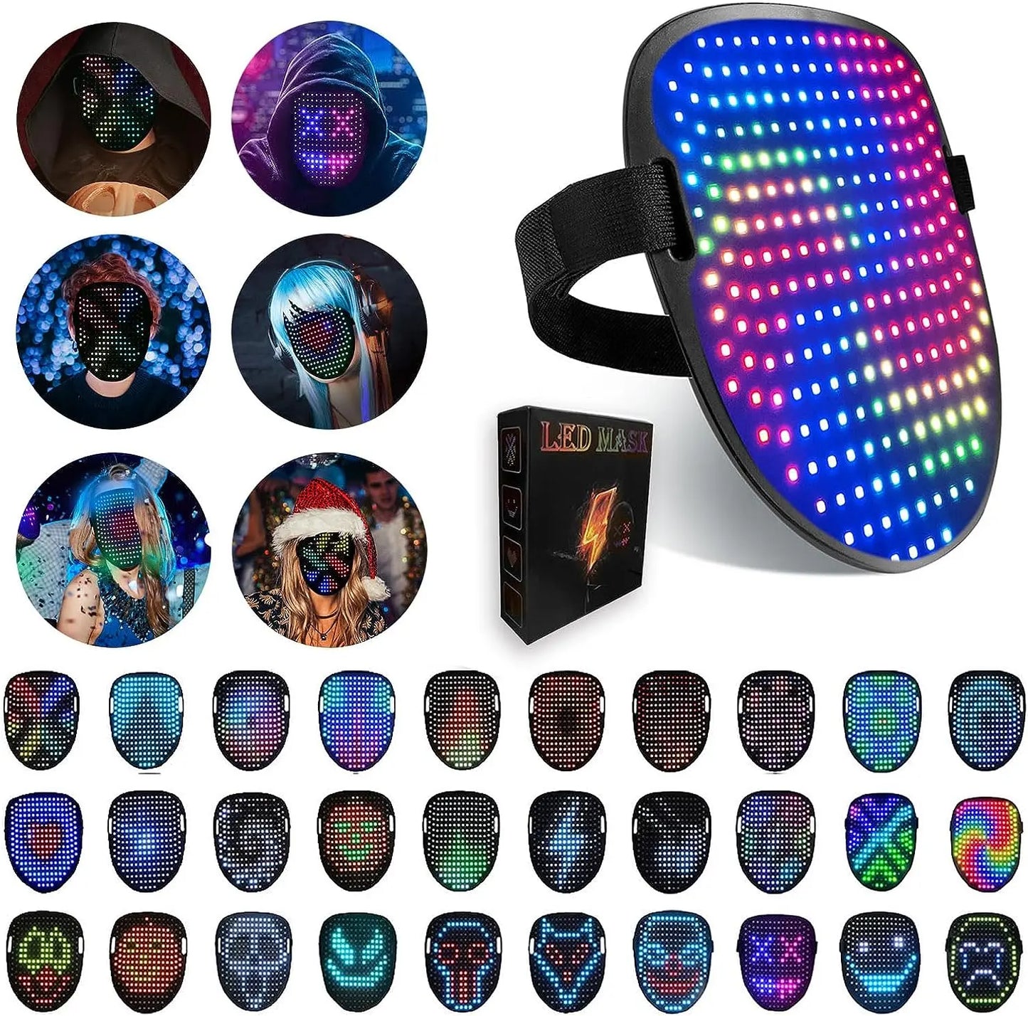 Led Mask with Gesture Sensing