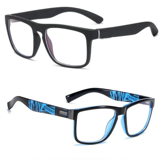 Men's Square Anti Blue Light Glasses For Gaming & Office