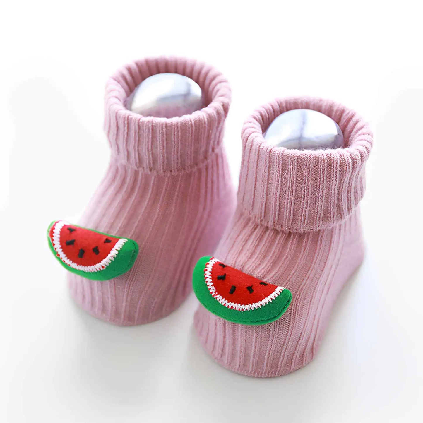 Cute Baby Socks Cartoon Pink Melon