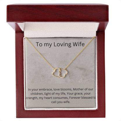 Wife and Mother Everlasting Love Necklace in Luxury Box