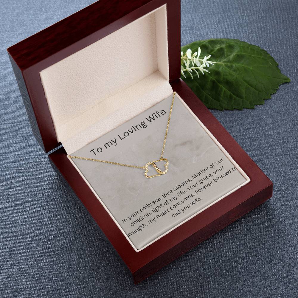 Wife and Mother Everlasting Love Necklace Luxury Box