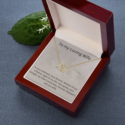 Wife and Mother Everlasting Love Necklace Luxury Box