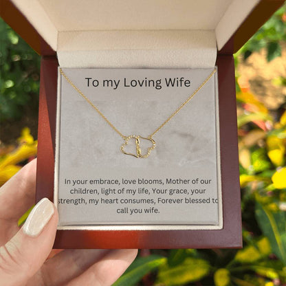 Wife and Mother Everlasting Love Necklace Luxury Box