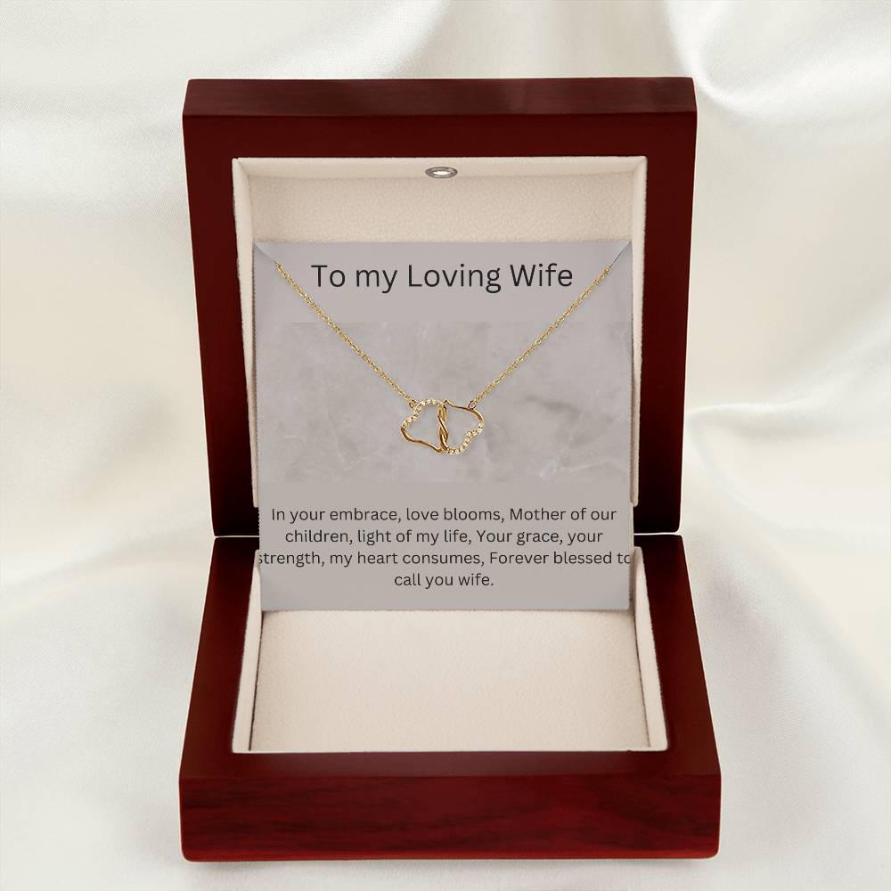 Wife and Mother Everlasting Love Necklace Luxury Box