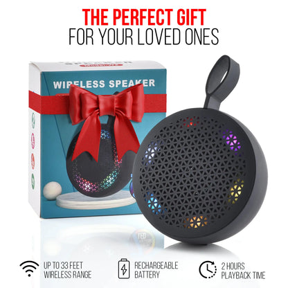 RISEBASS Water Resistant Bluetooth Shower Speaker, Perfect Gift