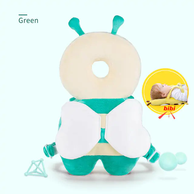 Baby Safety Head Protection, Green with Alarm