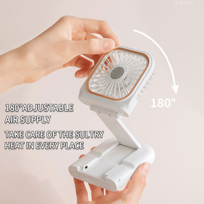 Mini Cooling  Foldable Fan, 180° Adjust