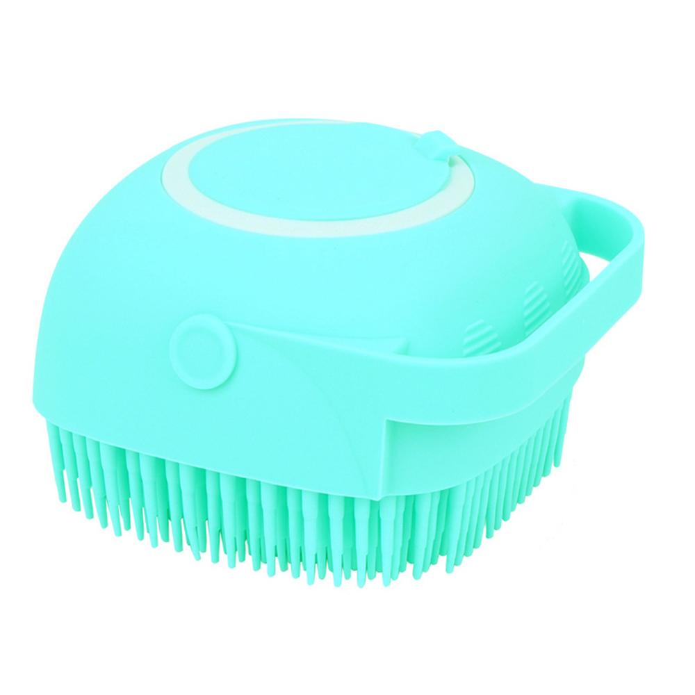 Cute Dog Bath Brush Blue