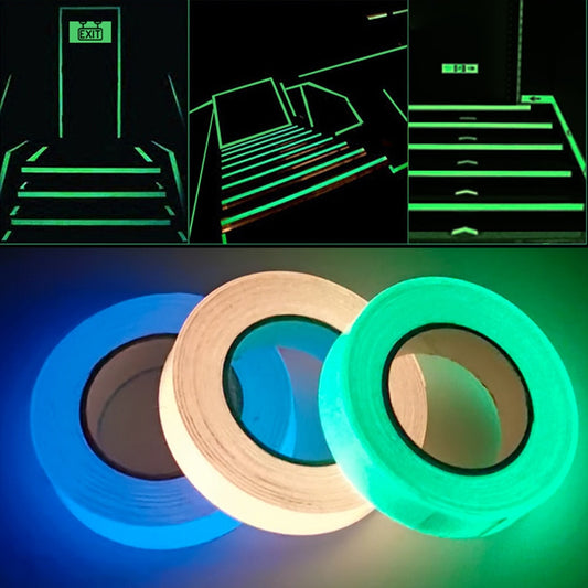 Glow Lume Tape Blue, Green, Pink