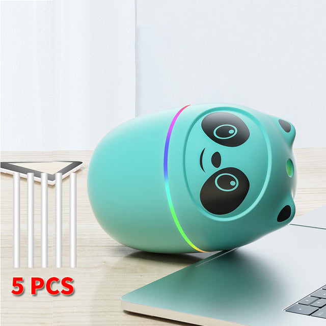 Cute Cat Humidifier Green