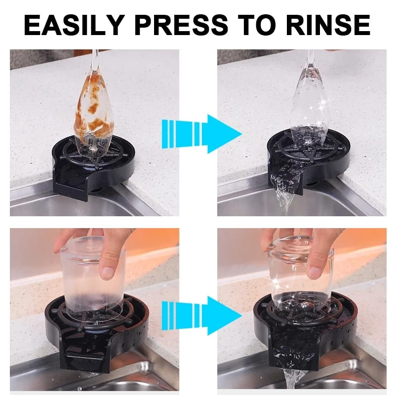 GlassJet AutoRinse Easy Press To Rinse