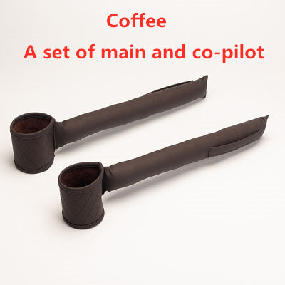 Leather Car Seat Gap Filler, Coffee Set