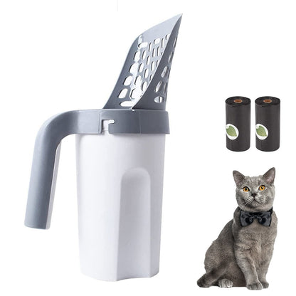 Cat Litter Shovel with Poop Bag