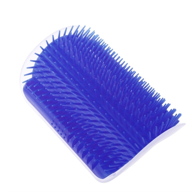 Feline Groom Corner Brush, Blue