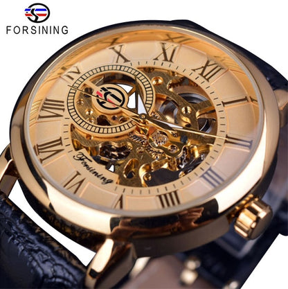 Men Luxury Brand Watch Gold