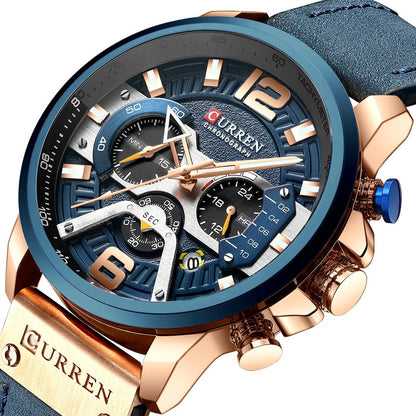 CombatChrono Wristwatch Gold Blue