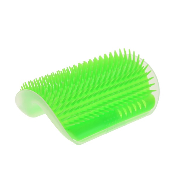 Feline Groom Corner Brush, Green