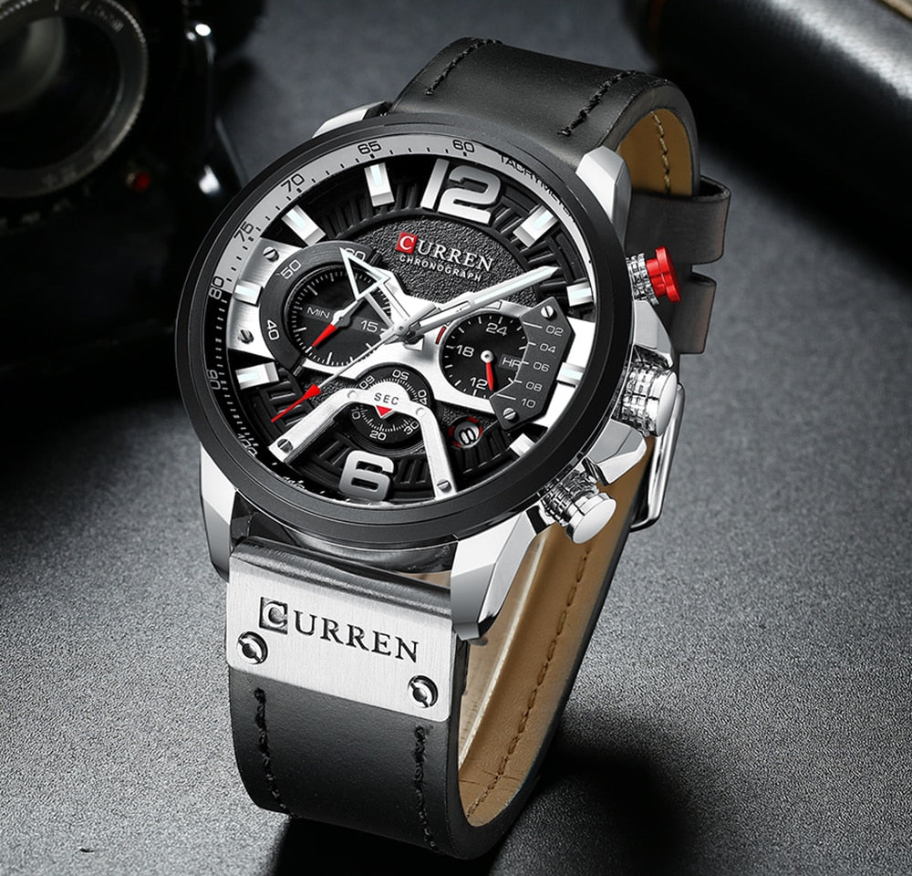 CombatChrono Wristwatch Silver Black