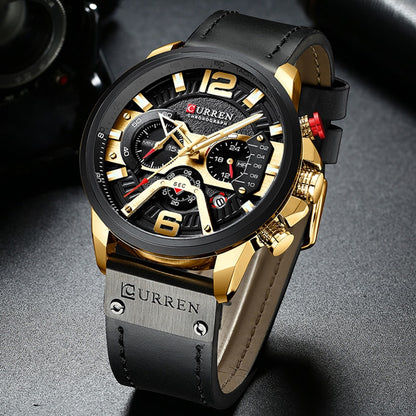 CombatChrono Wristwatch Gold Black