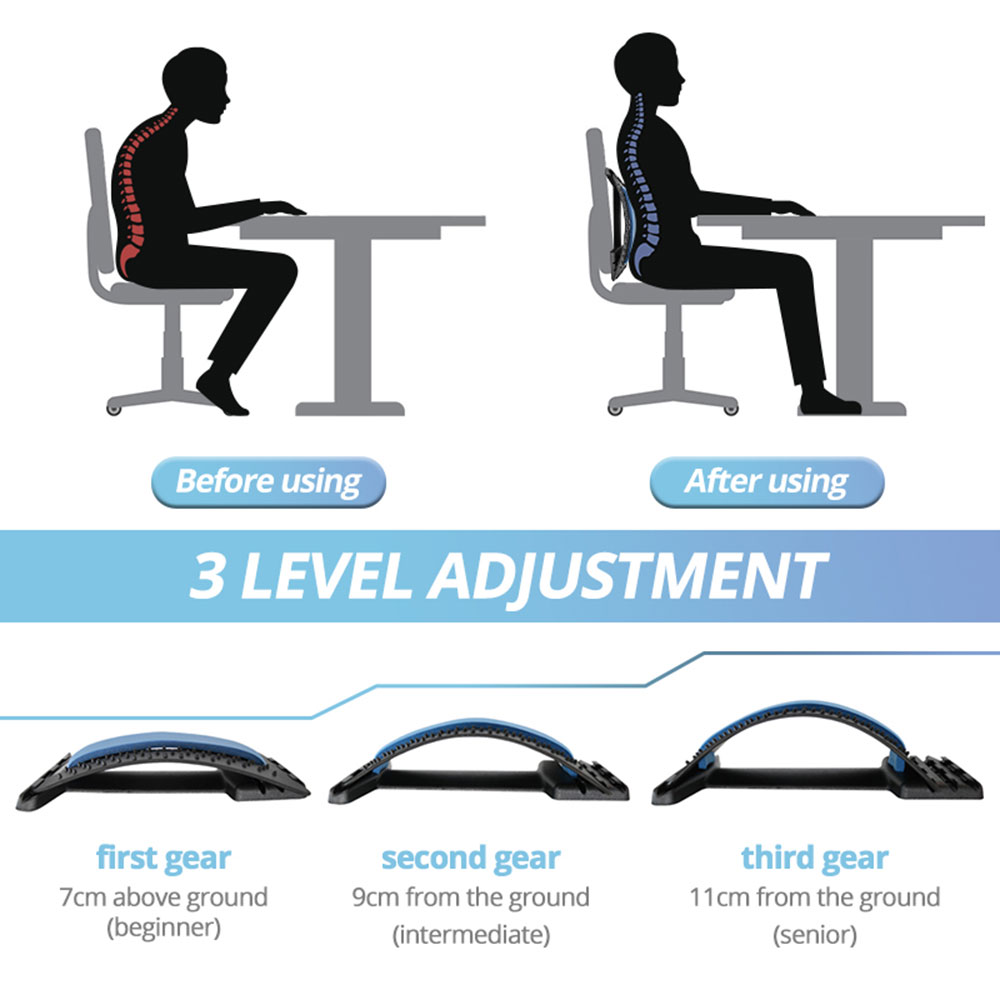 Back Massage Pad 3 Level Adjust