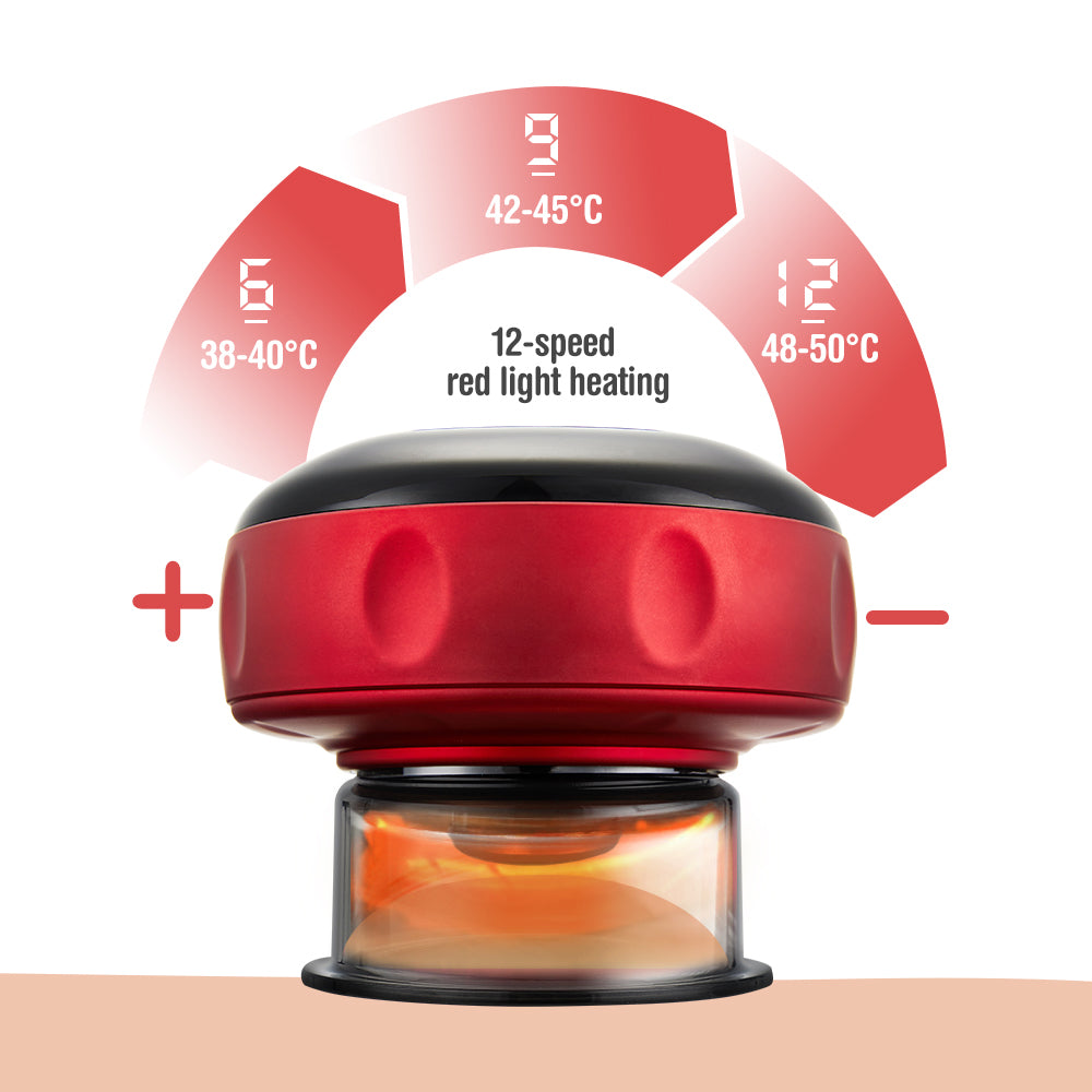 CelluCare Massager 12 Speed Red Light Heating