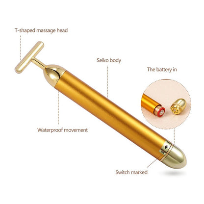 Gold Energize Face Roller Switch & 1 AA Battery Not Included