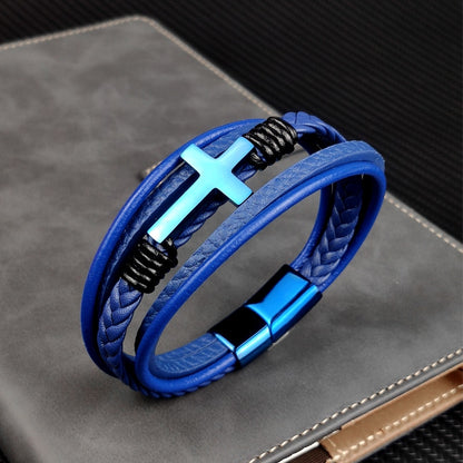 Men Chakra Bracelet Blue