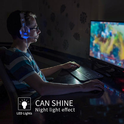 Gamer Glow Headset Night Light Effect