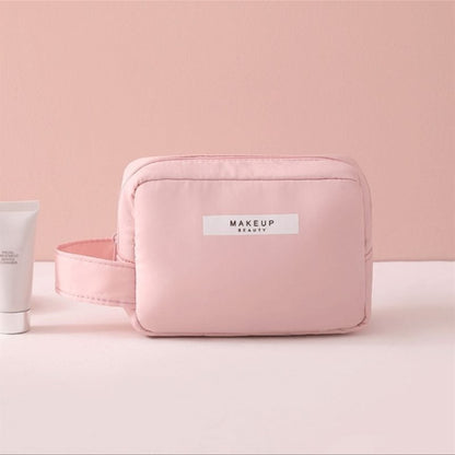 Makeup Bag, Small Pink